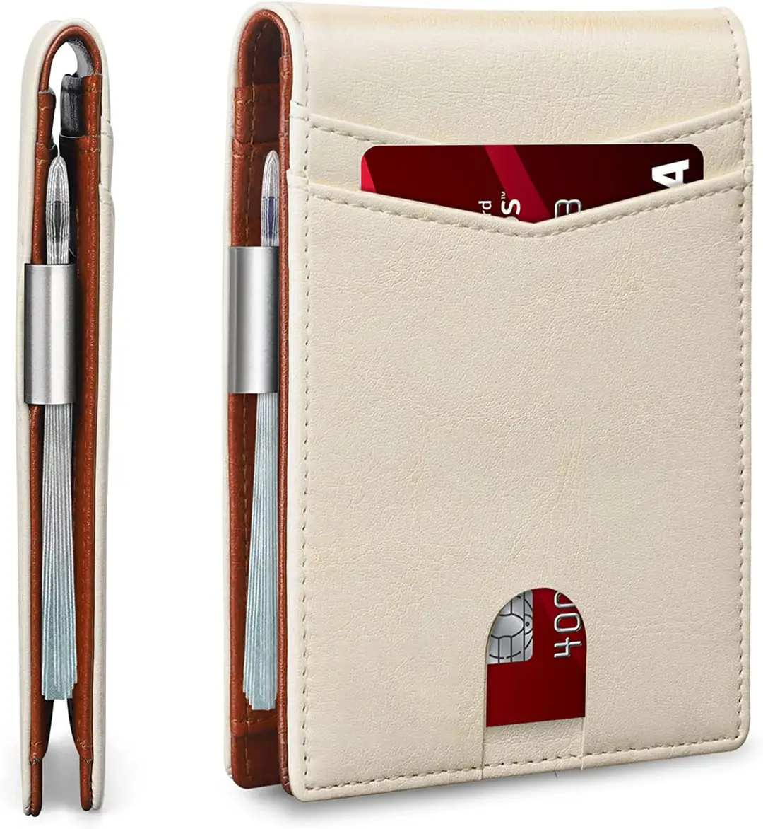Rfid Wallet Carbon Fiber Multi-Card Slot Anti-Theft Wallet Card Holder Dollar Bill Holder Men's Wallet Color-Blocking Design Anti-Skimming — feature 15