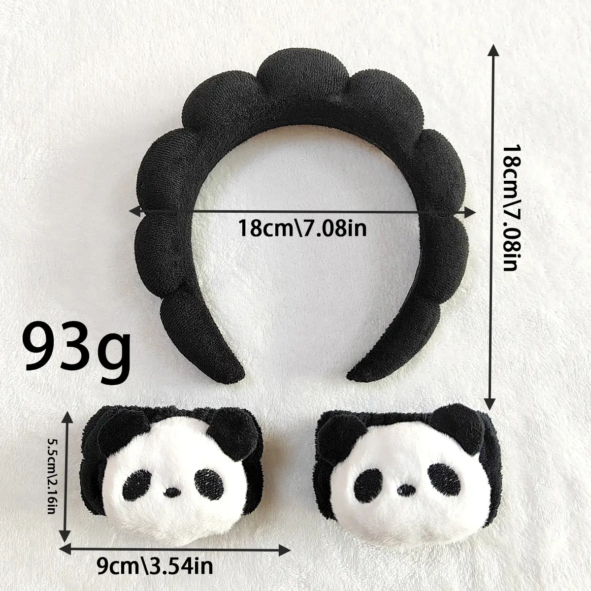Black Twist Cloud Hairband Set for Women — feature 6