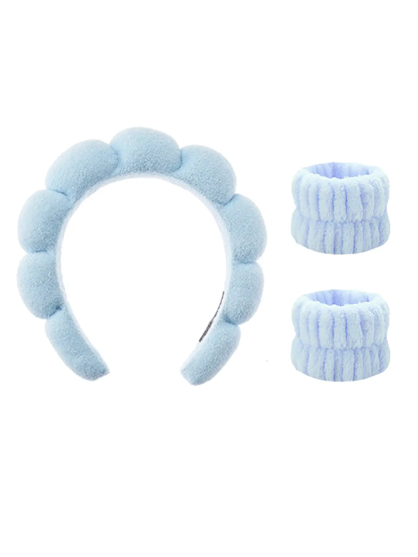 Black Twist Cloud Hairband Set for Women