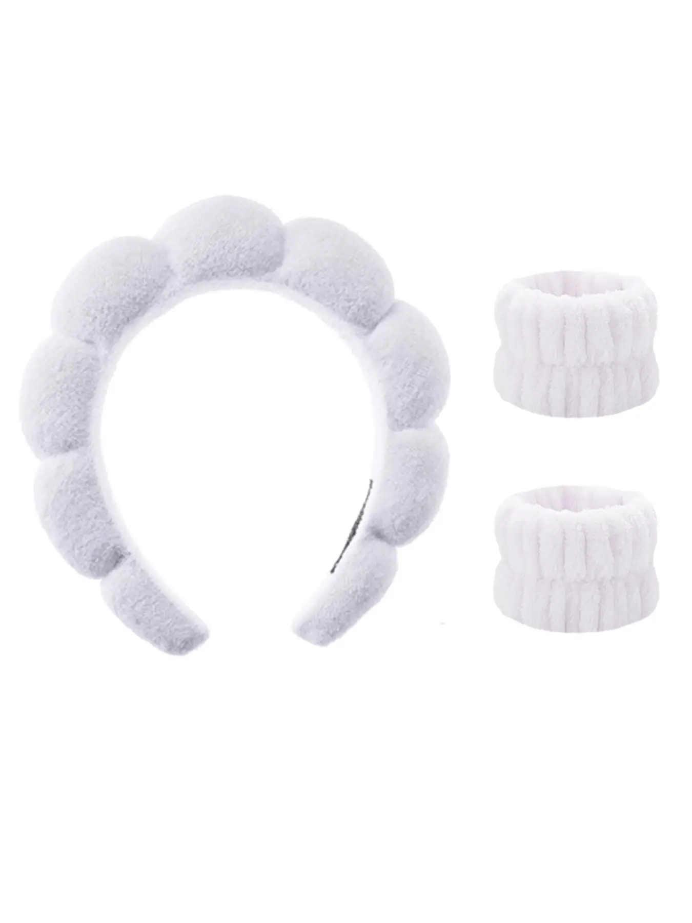 Black Twist Cloud Hairband Set for Women