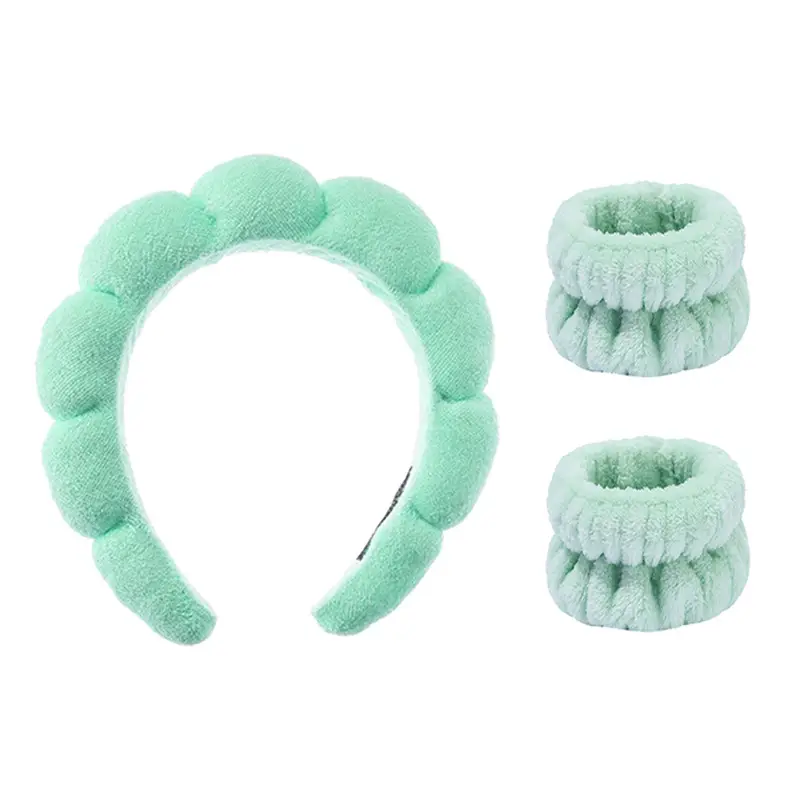 Black Twist Cloud Hairband Set for Women