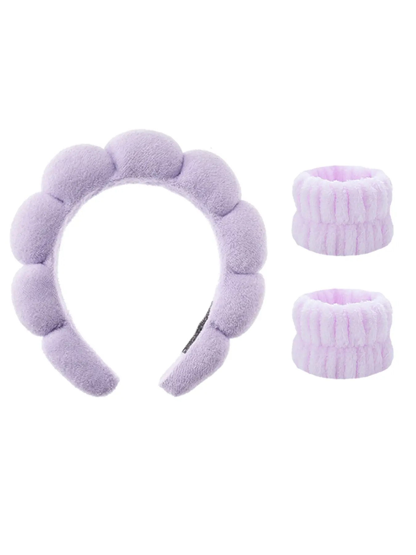 Black Twist Cloud Hairband Set for Women