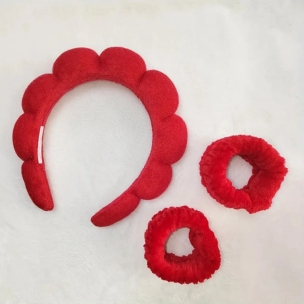 Black Twist Cloud Hairband Set for Women
