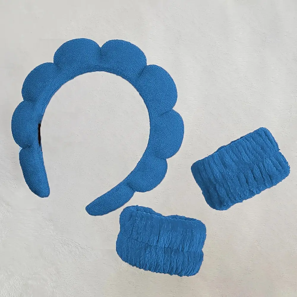 Black Twist Cloud Hairband Set for Women