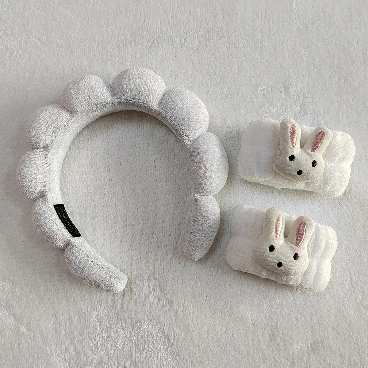 Black Twist Cloud Hairband Set for Women