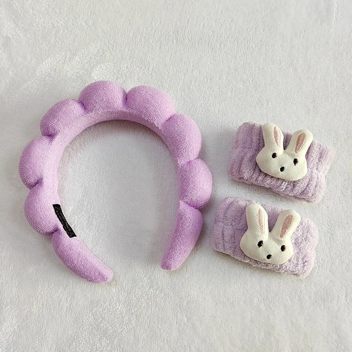 Black Twist Cloud Hairband Set for Women