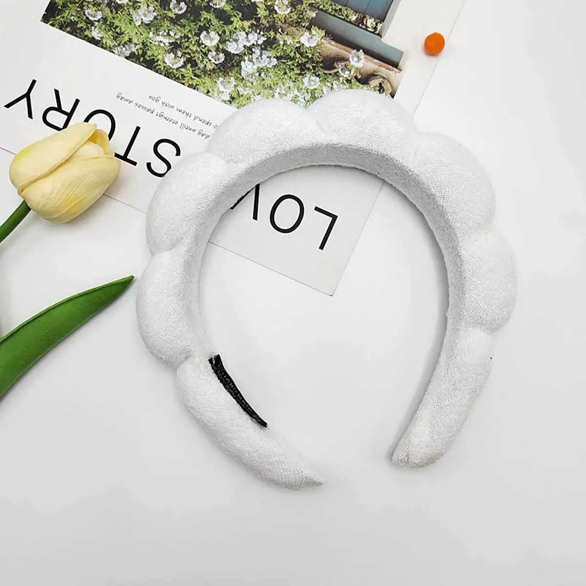 Black Twist Cloud Hairband Set for Women