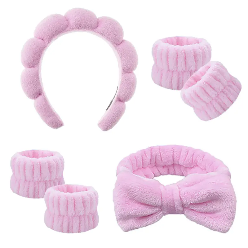 Black Twist Cloud Hairband Set for Women