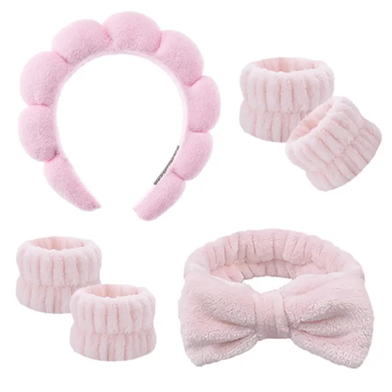 Black Twist Cloud Hairband Set for Women