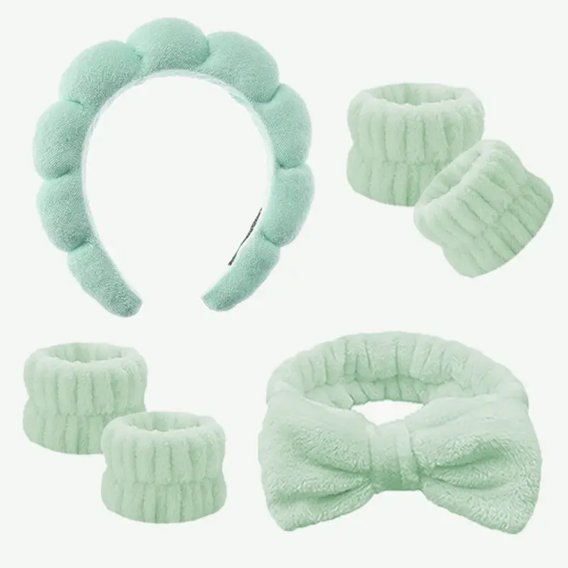 Black Twist Cloud Hairband Set for Women