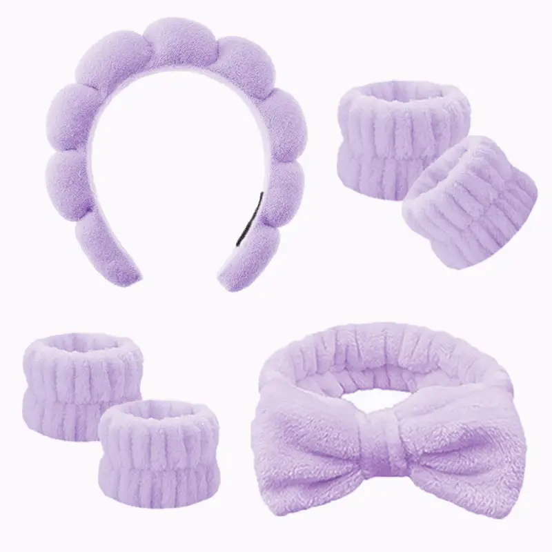 Black Twist Cloud Hairband Set for Women