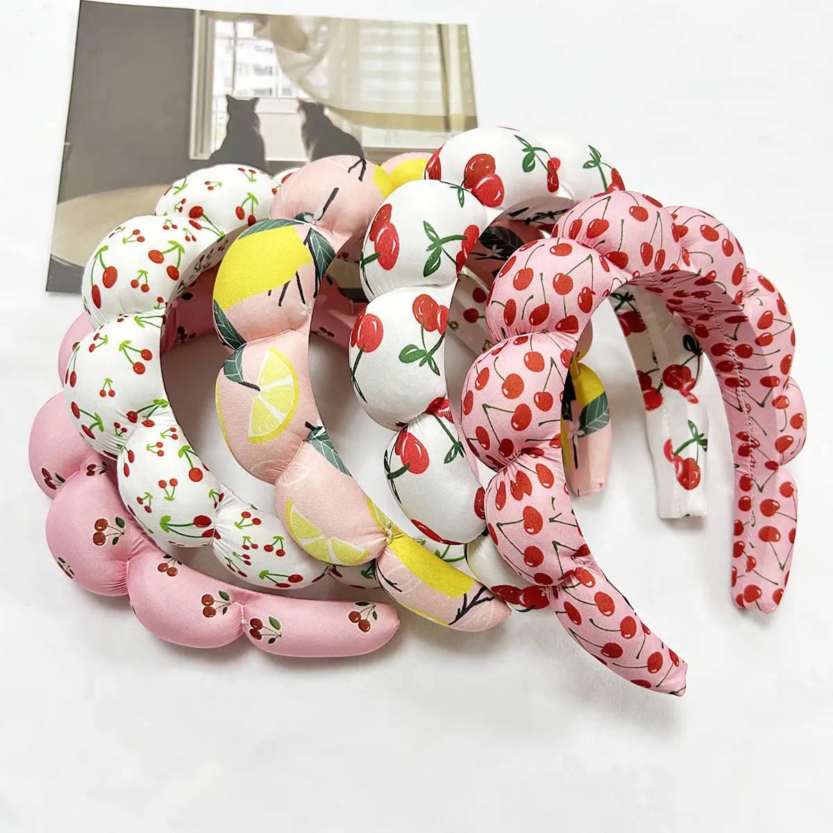 Black Twist Cloud Hairband Set for Women