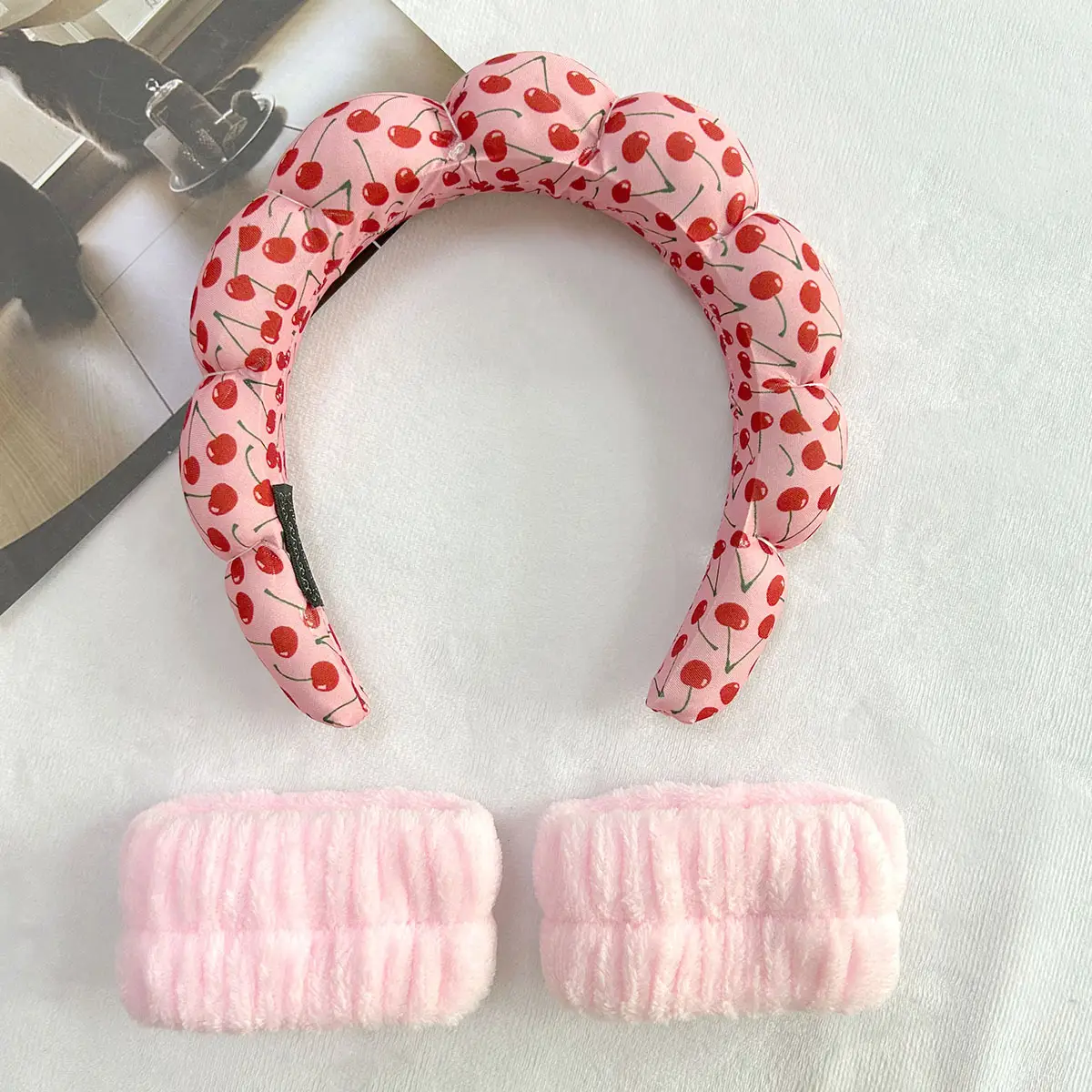 Black Twist Cloud Hairband Set for Women