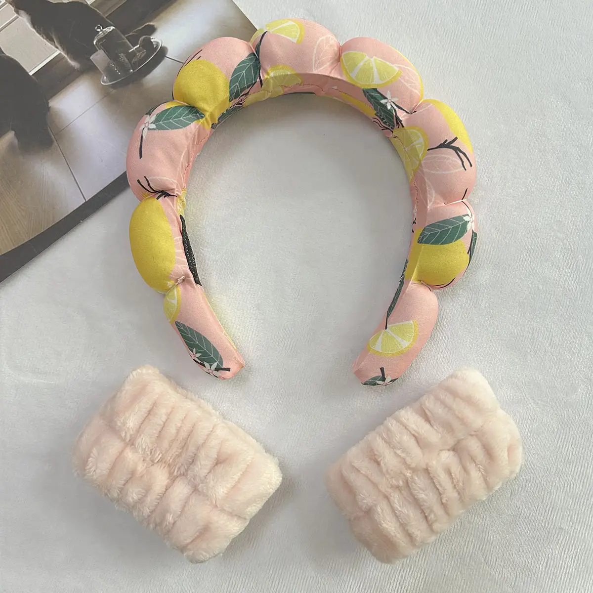 Black Twist Cloud Hairband Set for Women