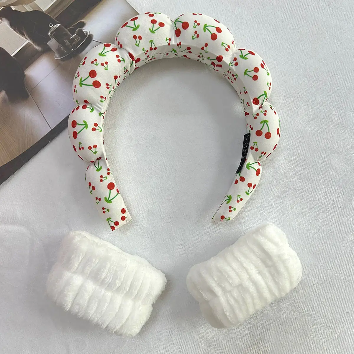 Black Twist Cloud Hairband Set for Women