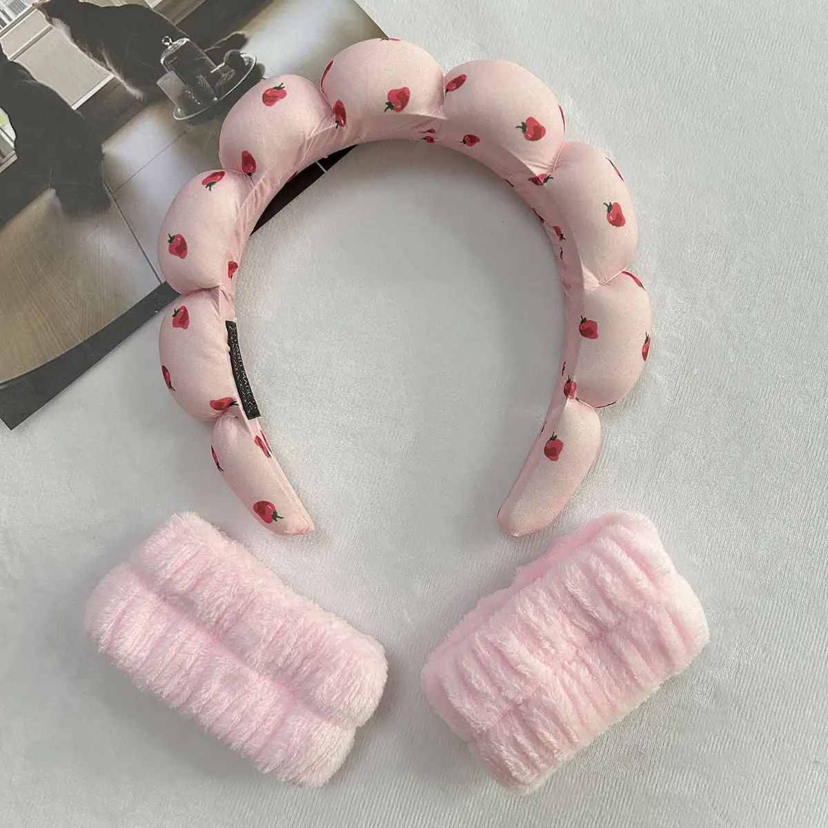 Black Twist Cloud Hairband Set for Women