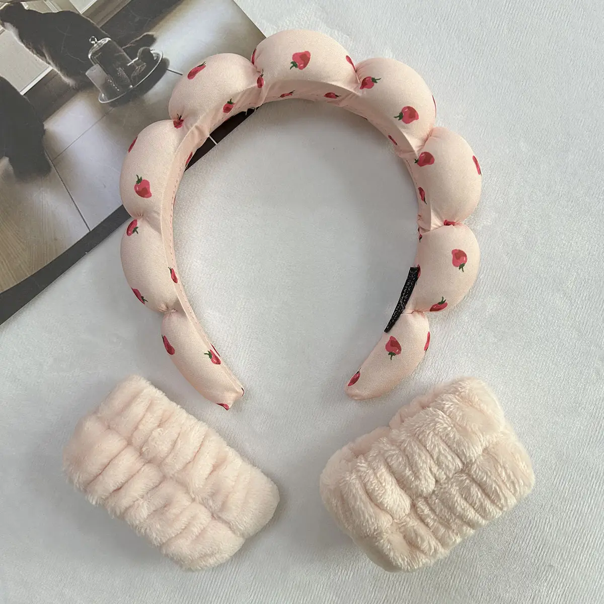 Black Twist Cloud Hairband Set for Women