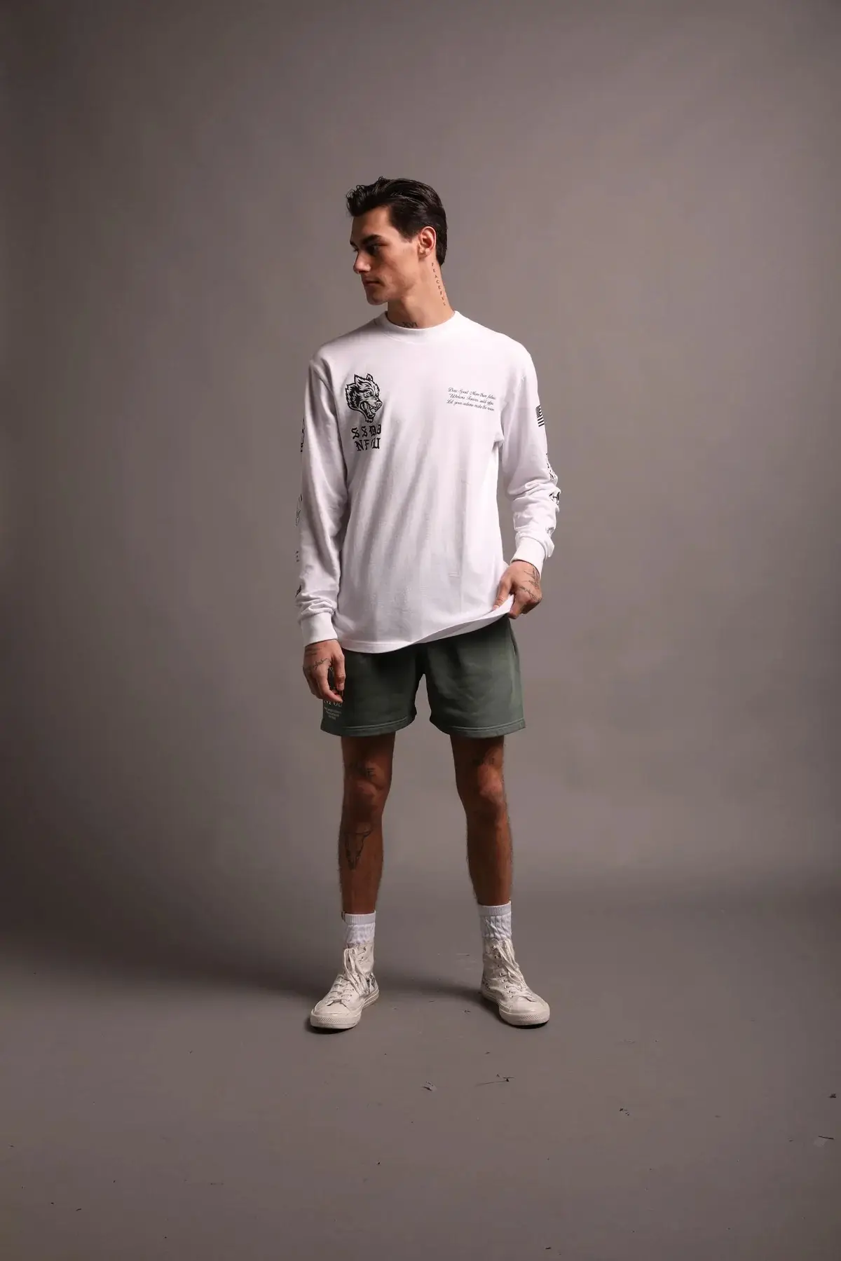 Men Cotton Casual Shorts Green New Summer — feature 28