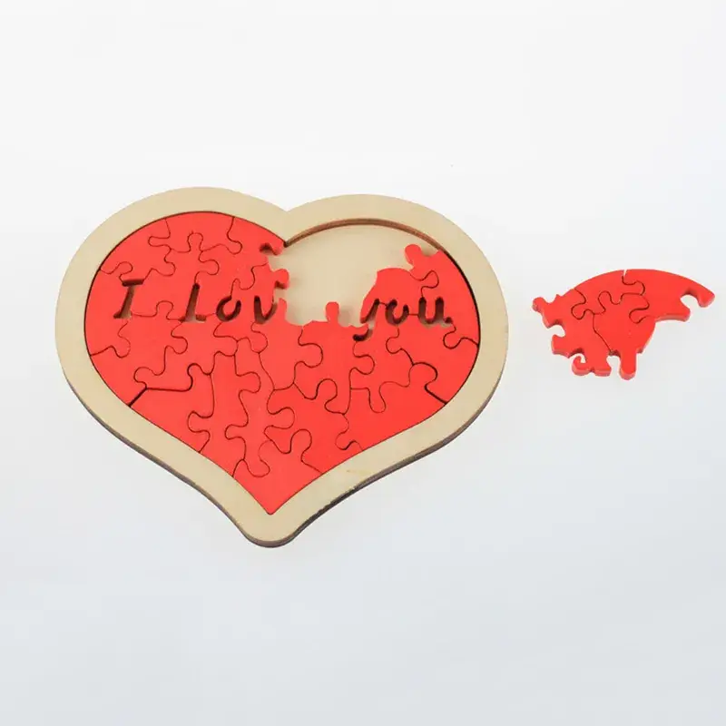 Wooden Love Puzzle for Kids Educational Toy