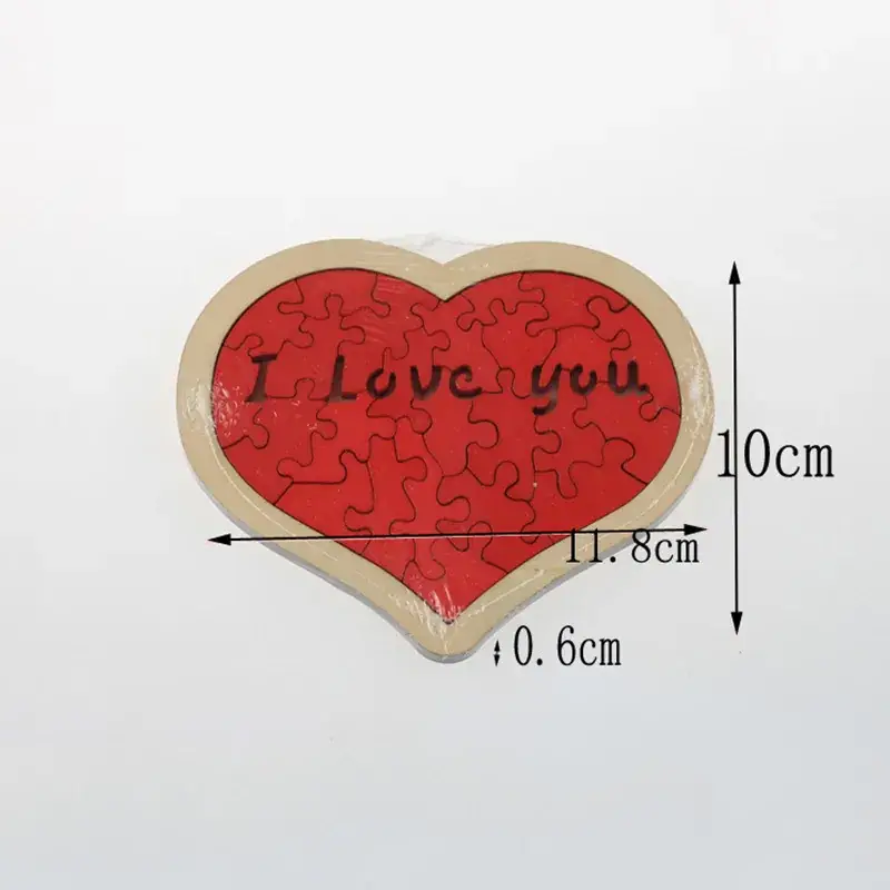 Wooden Love Puzzle for Kids Educational Toy