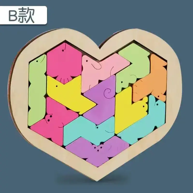 Wooden Love Puzzle for Kids Educational Toy