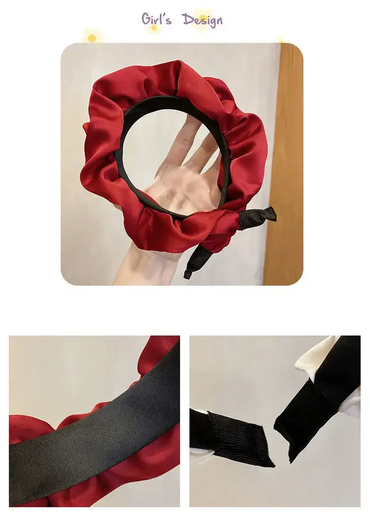 Black French Hairband for Women Autumn Winter — feature 4