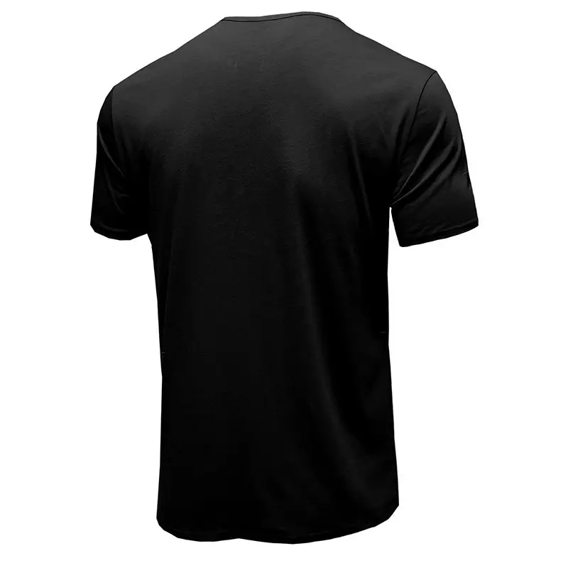Men's White Button Down T-Shirt Short Sleeve Summer Wear - Image 9