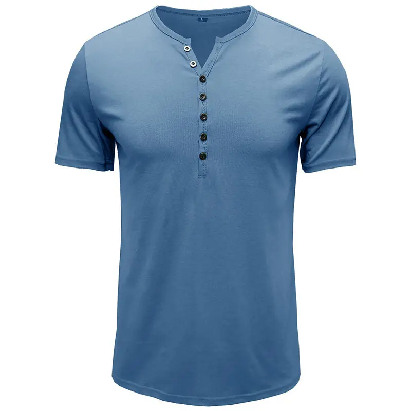 Men's White Button Down T-Shirt Short Sleeve Summer Wear - Image 5