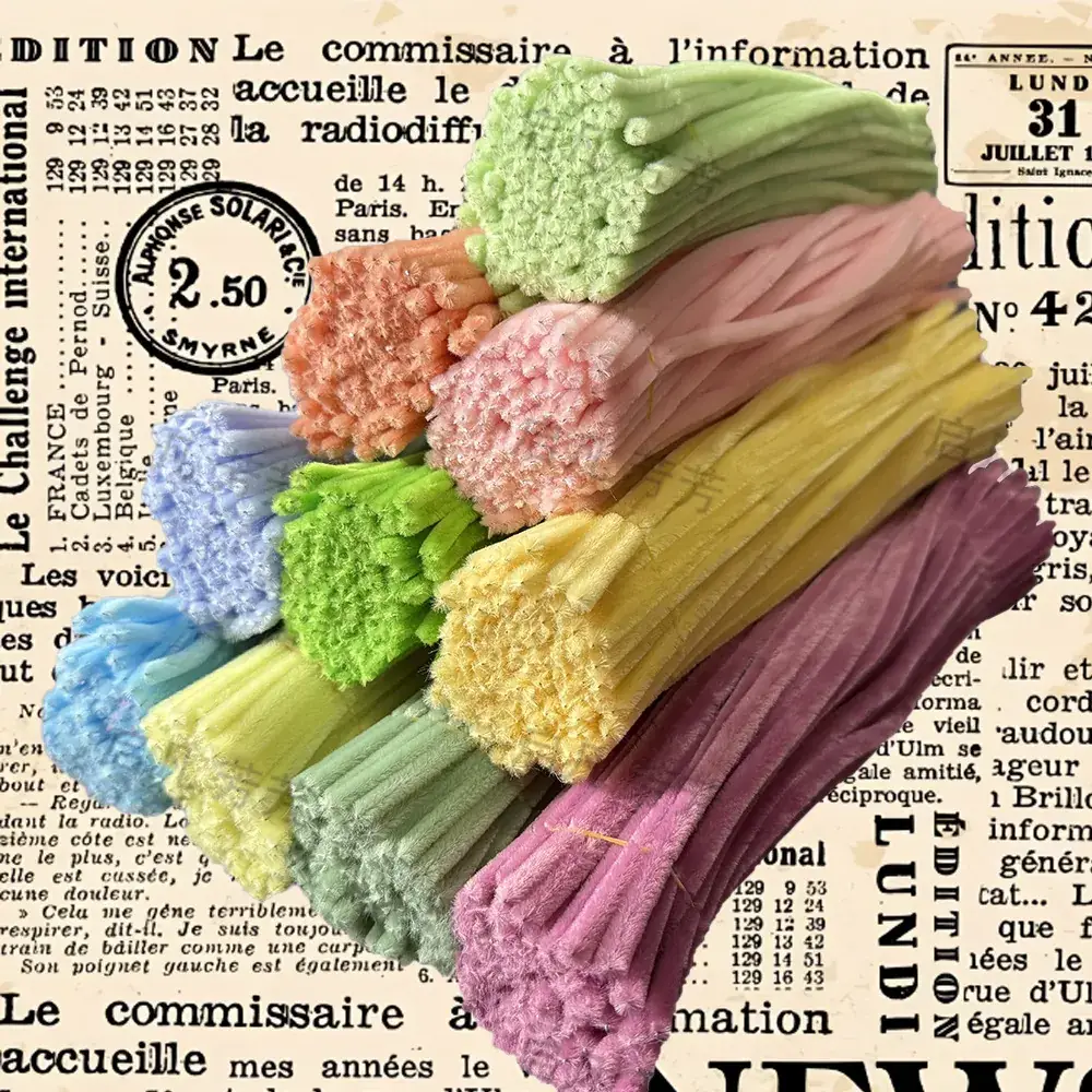 Green Twist Rod 6mm DIY Bouquet Macaron Toy