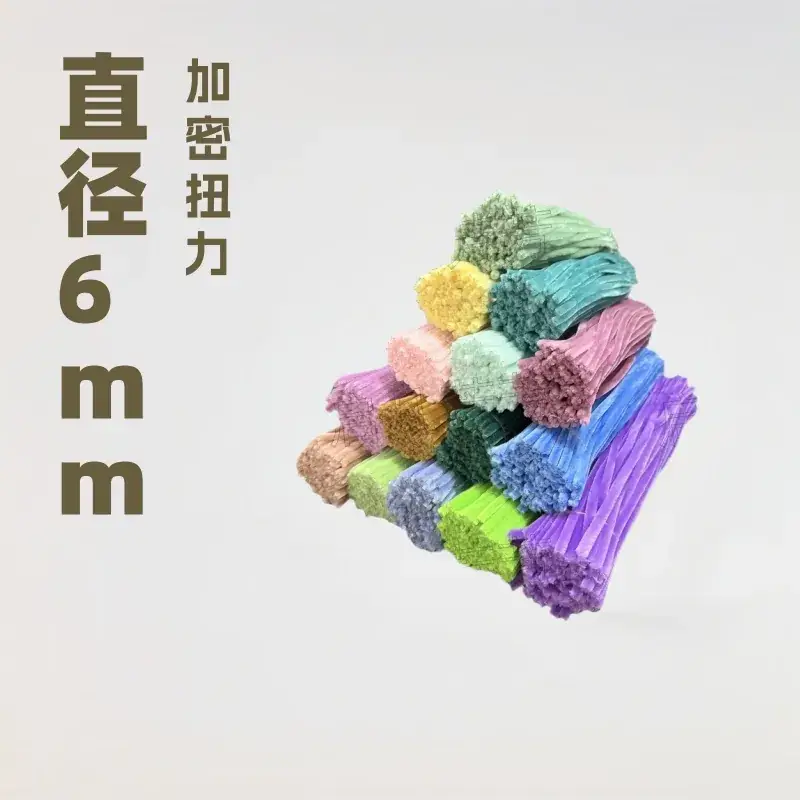 Green Twist Rod 6mm DIY Bouquet Macaron Toy