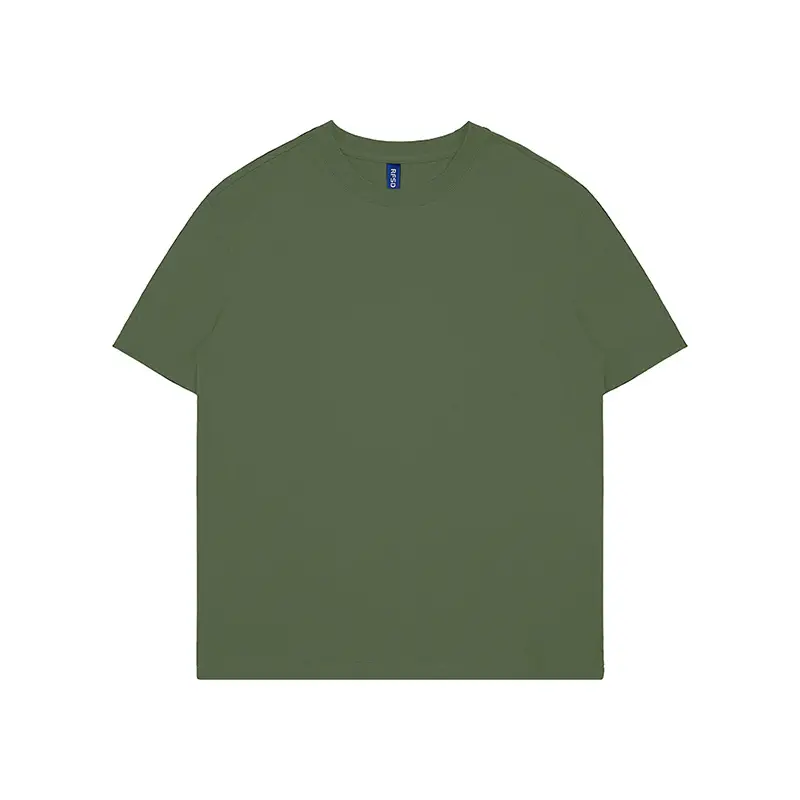 Men Grey Combed Cotton T-Shirt 230g - Image 4