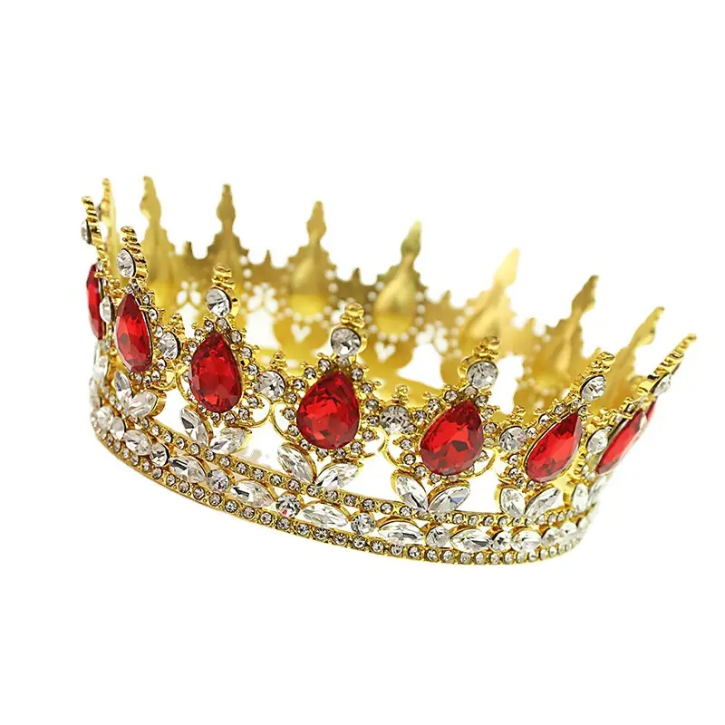 Gold Crown Bridal Tiara for Weddings & Decorations - Image 17