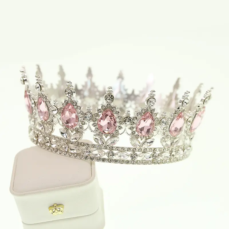 Gold Crown Bridal Tiara for Weddings & Decorations - Image 10