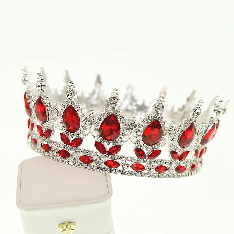 Gold Crown Bridal Tiara for Weddings & Decorations - Image 11
