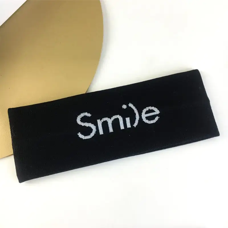 Pink Printed Headband for Men Women Spring Summer Fitness
