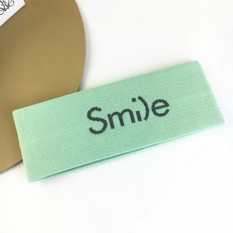 Pink Printed Headband for Men Women Spring Summer Fitness