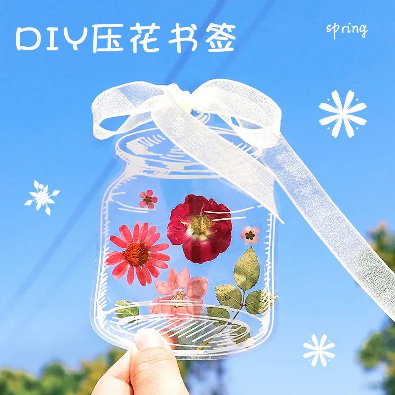 Kids DIY Flower Bookmarks Set 5 Pcs - Image 58