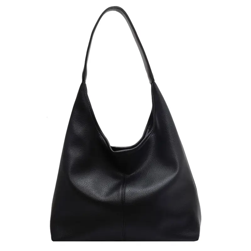 Women Large Capacity Shoulder Bag Brown Leather Spring Summer 2026 - Image 9