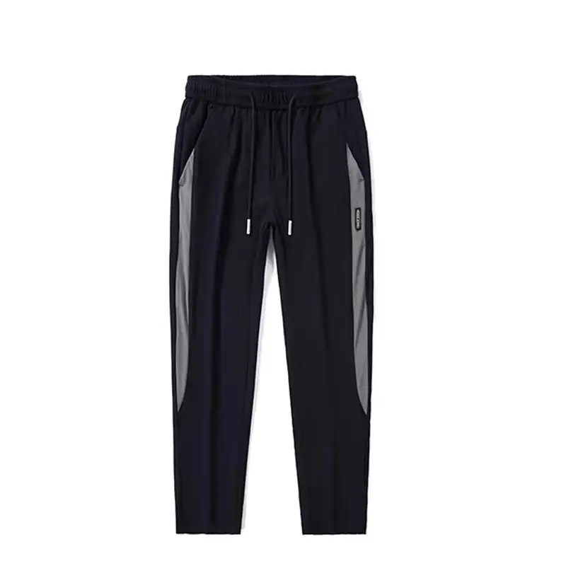 Men's Grey Korean Casual Pants Thin Straight Summer - Image 12