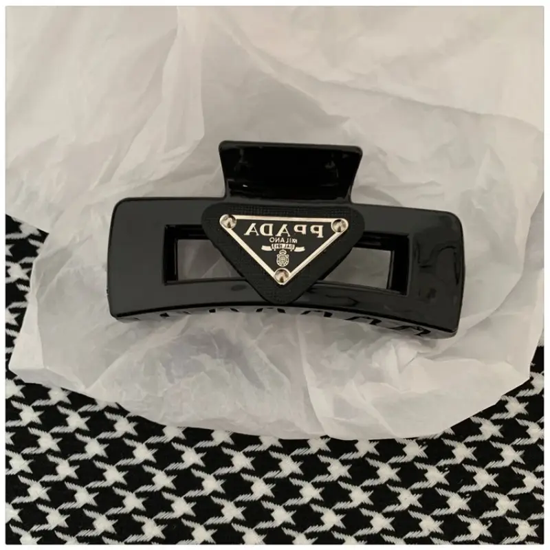 Triangular Hairpin with Shark Logo 13cm