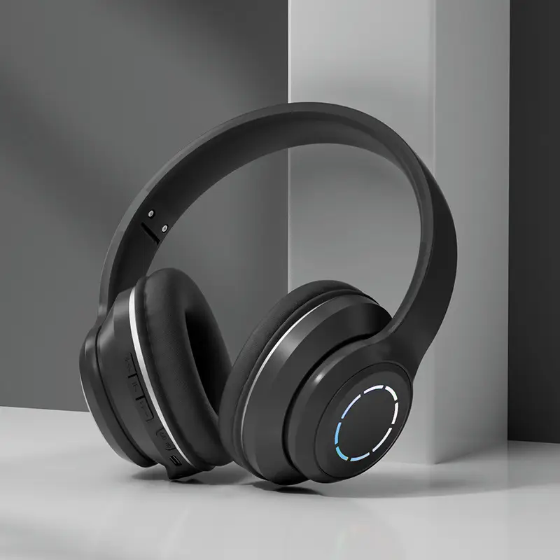Wireless Bluetooth Headset Pink Gradient Luminous - Image 5