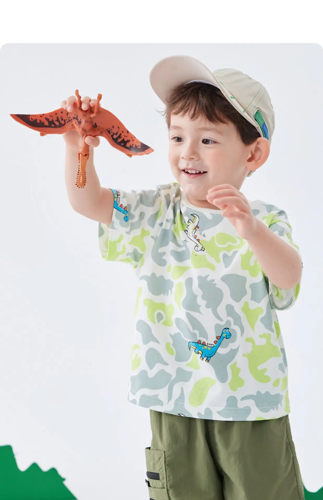Kids Bus T-Shirt Blue Cotton 2025 Summer — feature 20