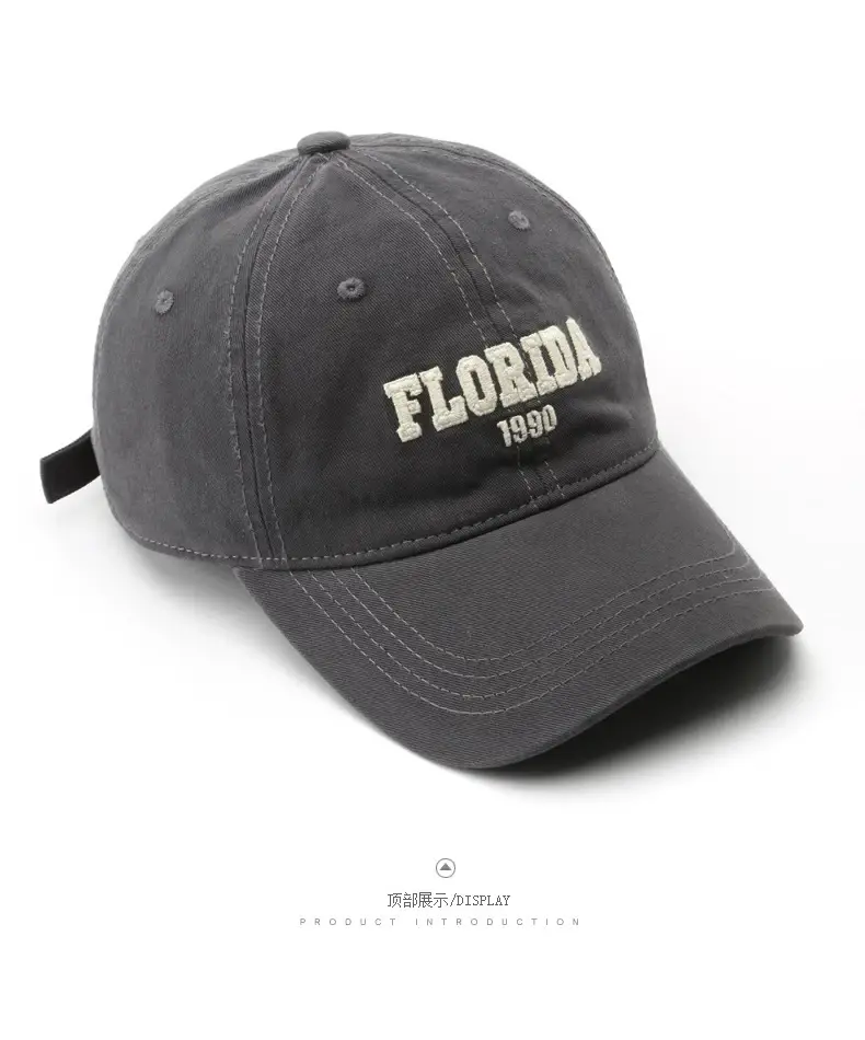Florida Embroidered Cap for Men Women Summer Wear — feature 12
