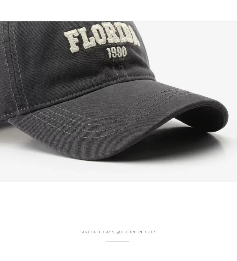 Florida Embroidered Cap for Men Women Summer Wear — feature 18