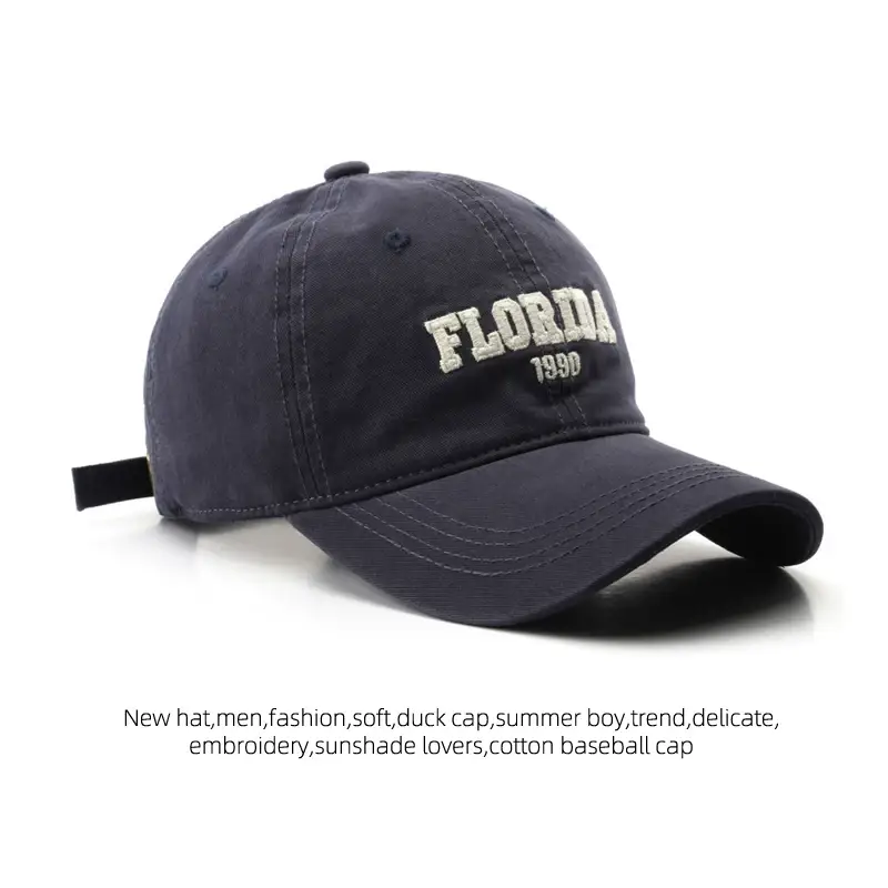 Florida Embroidered Cap for Men Women Summer Wear — feature 7