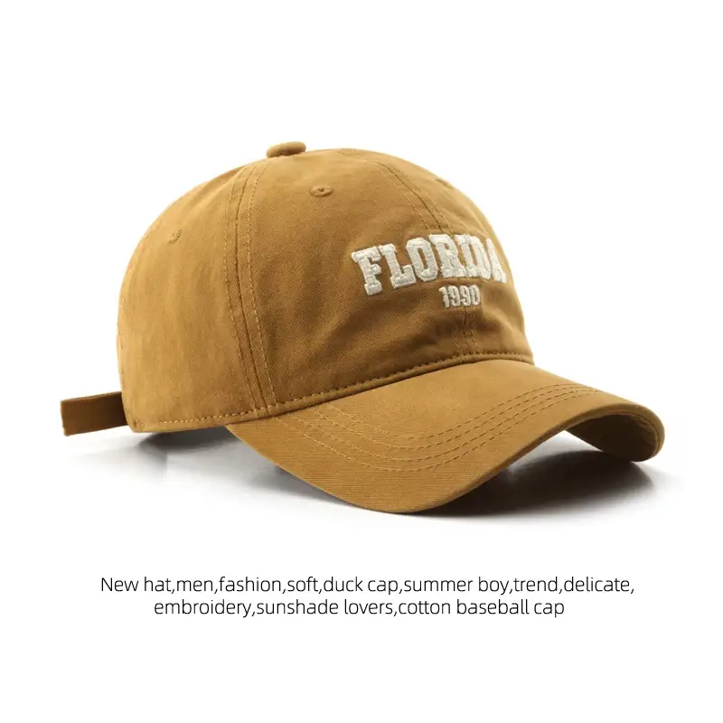 Florida Embroidered Cap for Men Women Summer Wear — feature 8