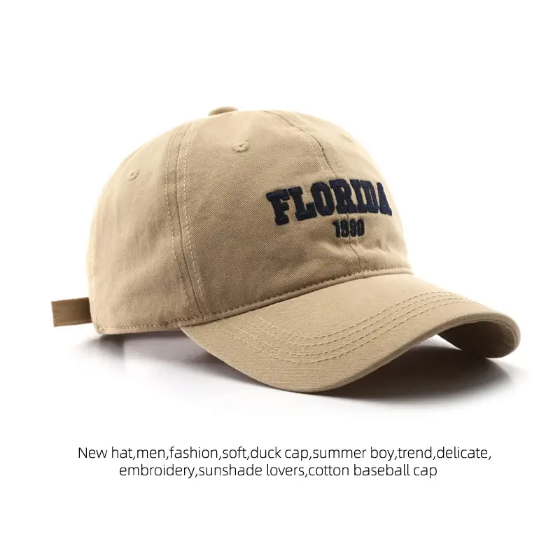 Florida Embroidered Cap for Men Women Summer Wear - Image 3