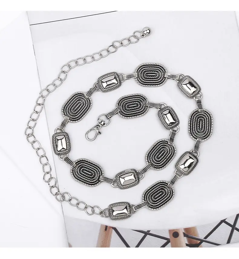 Women's Punk Metal Chain Necklace with Chain Strap β feature 10