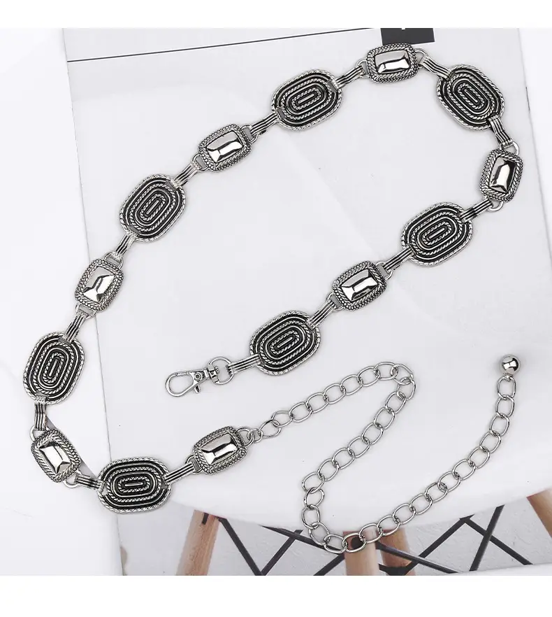 Women's Punk Metal Chain Necklace with Chain Strap β feature 12