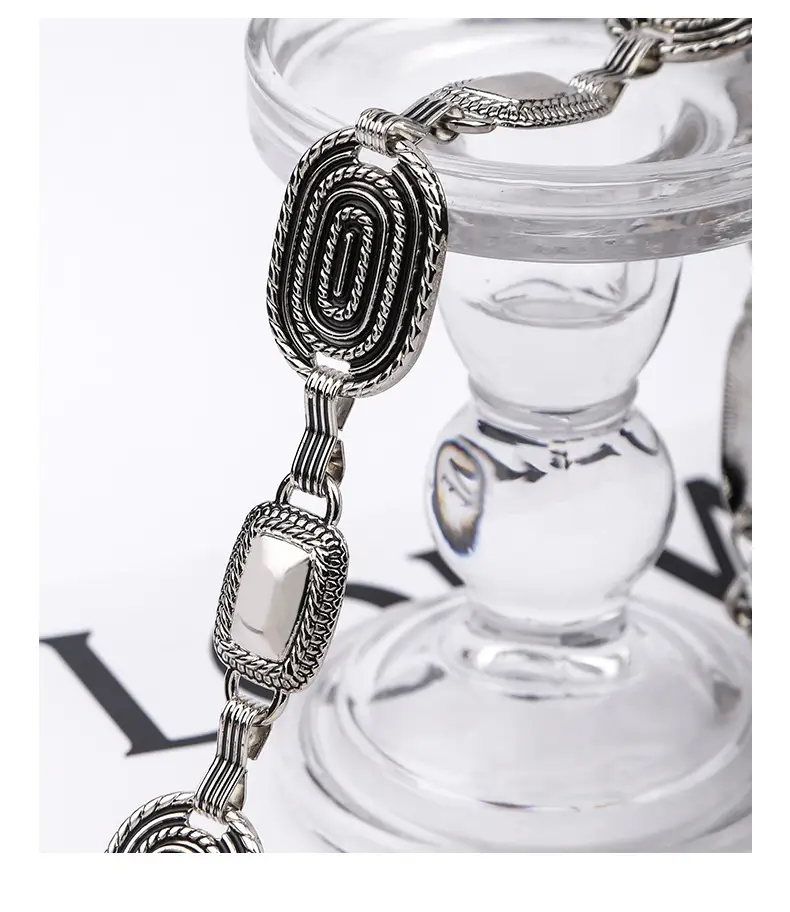 Women's Punk Metal Chain Necklace with Chain Strap β feature 6